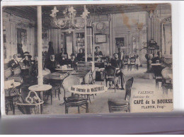 VALENCE - Intérieur Du Café De La Bourse - Plantin, Propriétaire - état - Valence