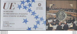 1996 Italia Lire 5000 Presidenza UE FDC - Otros & Sin Clasificación