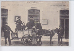 CONDUCHE: La Gare De Conduché, Attelage - Très Bon état - Andere & Zonder Classificatie