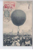 NANTES: Exposition De Nantes 1904, Ascension Du Ballon Exposition "lâchez Tout!", Vignette - état - Nantes