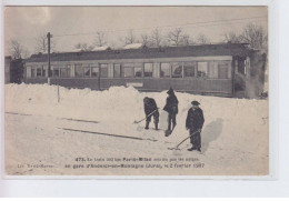 ANDELOT-en-MONTAGNE: Le Train 503bis Paris-milan Retenu Par Les Neiges 2 Février 1907 - Très Bon état - Other & Unclassified