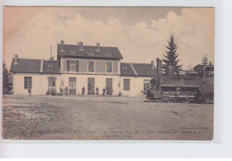 ANDELOT-en-MONTAGNE: La Gare Du P.L.M, Une Locomotive Du Chemin De Fer, Train - Très Bon état - Other & Unclassified