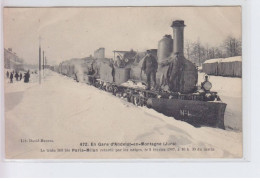 ANDELOT-en-MONTAGNE: Train En Gare, Le Train 503 Bis Paris-milan Retardé Par Les Neiges Le 2 Fevrier 1907- Très Bon état - Andere & Zonder Classificatie