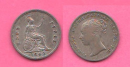 Angleterre 4 Pence 1842 England Inghilterra Groat Silver Coin Queen Victoria Four Pence 1842   C 8 - G. 4 Pence/ Groat