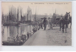 CONCARNEAU: Les Thoniers, Débarquement Du Thon, ELD - Très Bon état - Concarneau