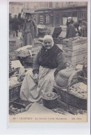 CHARTRES: Au Marché, Vielle Marchande - Très Bon état - Chartres