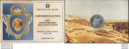1993 Lire 500 Università Di Pisa FDC In Blister - Otros & Sin Clasificación