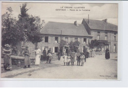 GENTIOUX: Place De La Fontaine - Très Bon état - Altri & Non Classificati