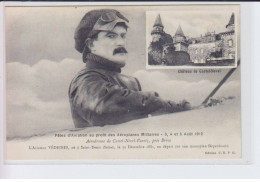 CASTEL-NOVEL-VARETZ: Aérodrome Aviateur Védrines Né Le 29 Décembre 1881, Départ Monoplan Deperdussin - Très Bon état - Andere & Zonder Classificatie