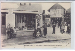 BOUILLY: Bourrellerie Sellerie Pinguet Pierre, Belpétrole France - Très Bon état - Andere & Zonder Classificatie