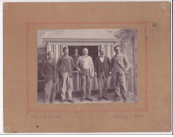 PHOTO : Le Personnel De La Banque Société Générale à TULLE (Correze) En 1900 (format 27x21 Cm) - Bon état - Old (before 1900)