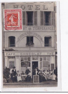 LE HAVRE - Carte - Photo - Hôtel "Ruban Bleu" Café - Chocolat - Thé - Porte Timbre - Très Bon état - Non Classés