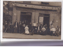 Carte - Photo - Café "Au Rendez Vous Des Savoyards" - 91 Rue Moncey - Très Bon état - Andere & Zonder Classificatie