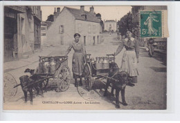 CHATILLON-sur-LOIRE: Les Laitières (voiture A Chien) - Très Bon état - Chatillon Sur Loire