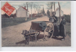 SULLY-sur-LOIRE: Les Voitures à Chien, Marchande De Charbon - Très Bon état - Sully Sur Loire