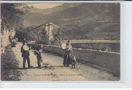 Environ D'AIX-les-BAINS: Route Du Pont De L'abime, Montreur D'ours, Singe - état - Other & Unclassified