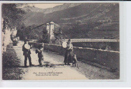 Environ D'AIX-les-BAINS: Route Du Pont De L'abime, Montreur D'ours, Singe - Très Bon état - Other & Unclassified