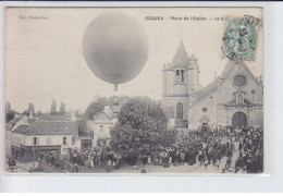 ECOUEN: Place De L'eglise, Ballon Rond, Le Départ - Très Bon état - Ecouen