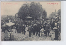 MONTREUIl-sous-BOIS: La Rue De Paris, Un Jour De Marché Aux Puces - Très Bon état - Other & Unclassified