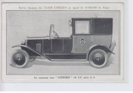 LEVALLOIS PERRET: Société Anonyme Des Taxis Citroën Au Capital De 15 000 000 De Francs, Série G9 - état - Levallois Perret