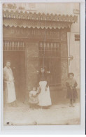 GUILLON: Carte Photo D'une Boucherie - état - Guillon