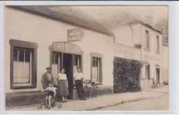 VERMENTON: Carte Photo Du Café-billard, La Maison Blanche - Très Bon état - Vermenton