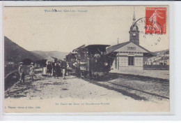 CELLES-sur-PLAINE: Un Train En Gare De Celles-sur-plaine - Très Bon état - Autres & Non Classés