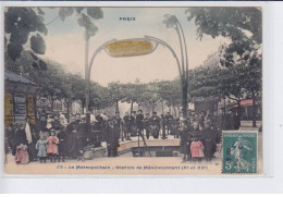 PARIS: 75020 Le Métropolitain, Station De Ménilmontant XIe Et XXe, Byrrh - Très Bon état - Andere & Zonder Classificatie