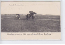 STARSBOURG: Brunhuber Im Fluge, Schaufliegen Vom 23 Mai 1911, Hellmuth Hirth Am Start (Aviation) - Très Bon état - Strasbourg