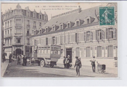 WIMEREUX: Rue Carnot, Vue Prise De La Rue De L'église, Autobus - Très Bon état - Altri & Non Classificati