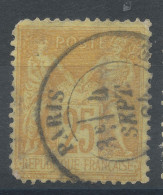 Lot N°82871   N°92, Oblitéré Cachet à Date De PARIS - 1876-1898 Sage (Tipo II)