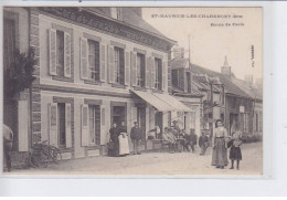 SAINT-MAURICE-les-CHARENCEY: Route De Paris, Restaurant Houdayer, Photographe - Très Bon état - Autres & Non Classés