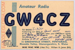 Ad9130 - GREAT BRITAIN - RADIO FREQUENCY CARD -  1950 - Radio