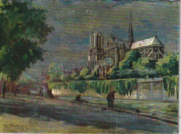 HO Nw (6) CALENDRIER PUBLICITAIRE 1951 NORMOGASTRYL , HEPAX - ILLUSTRATION CATHEDRALE NOTRE DAME DE PARIS - Kleinformat : 1941-60