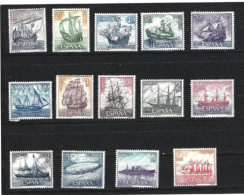 TIMBRES SERIE TRANSPORT MARITIME N°1257-70 NEUF** Y&T MNH 14VLS - Ongebruikt