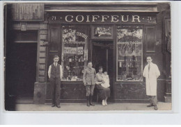FRANCE: Coiffeur M. Ernest, Parfumerie Teintures Service Antiseptique Shapooing Ondulation - Très Bon état - Foto