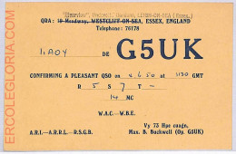 Ad9131 - GREAT BRITAIN - RADIO FREQUENCY CARD - England - 1950 - Radio