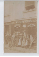 FRANCE: Senlis(?) Coiffeur Gauthier, Service Antiseptique, Petit Chien - état - Fotos