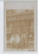 FRANCE: André Coiffeur, Parfumerie Brosserie Salon Pour Hommes Et Dames - état - Foto