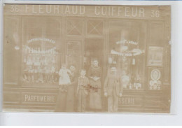 FRANCE - Fleuriaud Coiffeur, Coiffures De Mariées, Voiles Et Couronnes, Parfumerie - état (photo Collée Sur CPA) - Foto