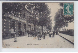 PONT-A-VENDIN: Avenue De La Gare - état - Autres & Non Classés