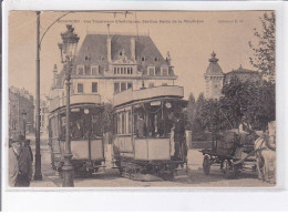 BESANCON: Les Tramways Electriques, Station Bains De La Mouillère - état - Besancon