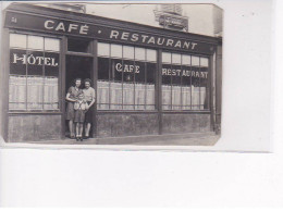 MERU - Carte Photo - Au Rendez-vous De Cyclistes - Café Restaurant - Victor Beaurain - état - Meru