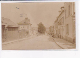 MERU - Carte Photo - Entrée Rue De Beaumont - Très Bon état - Meru