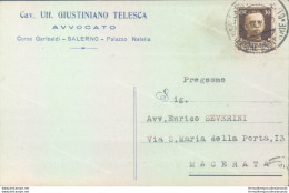 Aa142 Cartolina Salerno Citta' Commerciale 1930 - Salerno