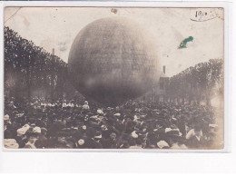 MERU - Carte Photo - Ballon Rond - 1910 - état - Meru