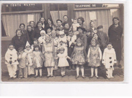 MERU - Carte Photo - Fête - Enfants Devant Le Restaurant "Le Bouillon" - Très Bon état - Meru