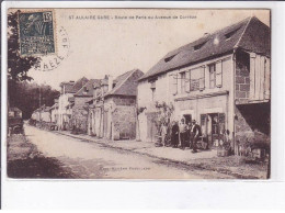 SAINT-AULAIRE GARE: Route De Paris Ou Avenue De Corrèze - état - Autres & Non Classés