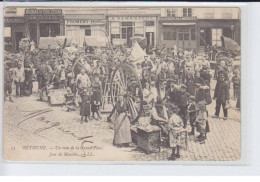 BETHUNE: Un Coin De La Grand'place, Rémouleur - état - Bethune