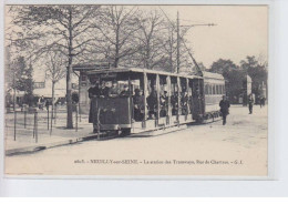 NEUILLY-sur-SEINE: La Station Des Tramways, Rue De Chartres - Très Bon état - Neuilly Sur Seine